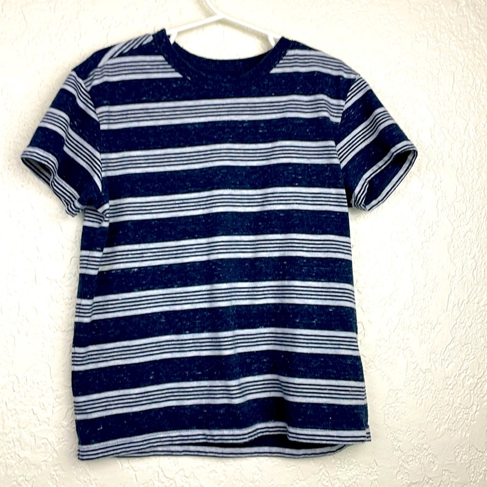 Cat & Jack short sleeve navy striped tee